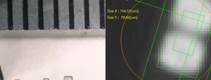 Assembly of 016008 mm components