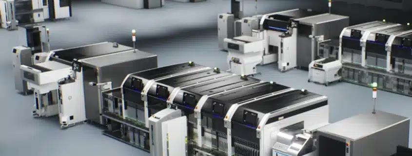 Überblick über die automatisierte SMT-Fertigungsanlage von FUJI